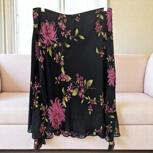 Donna Ricco - Size 14 - Flowy Flower Skirt ECU